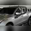 Верхние молдинги дверей Mitsubishi L200 2015 - 2019 (комплект 4 молдинга, АБС пластик)