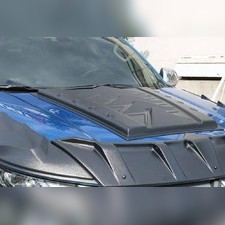 Наклвдка на капот Mitsubishi L200 2015 - 2019 (АБС пластик)