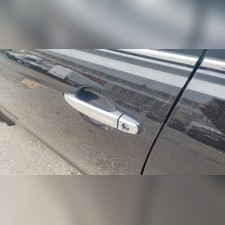Накладки на ручки Camry 2006 - 2011 XV40 с одной личинкой под замок (ABS пластик, узкая версия)