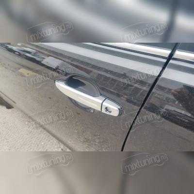 Накладки на ручки Camry 2006 - 2011 XV40 с одной личинкой под замок (ABS пластик, узкая версия)