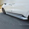Пороги, подножки, ступени Kia Carnival 2021-нв (копия оригинала - OEM Style)