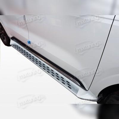 Пороги, подножки, ступени Kia Carnival 2021-нв (копия оригинала - OEM Style)