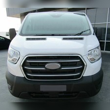 Рамка решетки радиатора Ford Transit, широкая модель, 4 части, 2019 - н.в. нерж