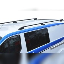 Рейлинги на крышу Ford Tourneo Custom Sport, черные, короткие, шасси 2012-2023