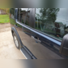Молдинги стекол, бархотки, Land Rover Discovery 3/4 (штатные) 4 шт