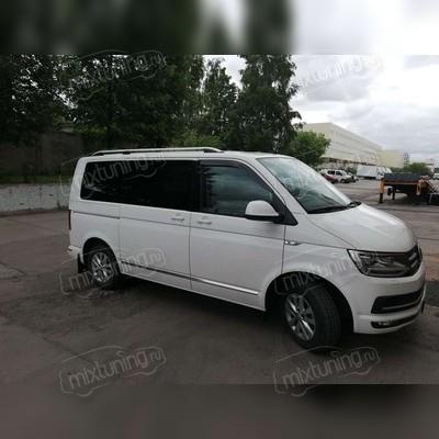 Рейлинги Volkswagen T6.1 Caravelle 2020-2025 (короткая база, серебристые)