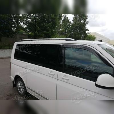 Рейлинги Volkswagen T6.1 Multivan 2020-2025 (короткая база, серебристые)