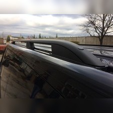 Рейлинги Volkswagen T6.1 Caravelle 2020-2025 (короткая база, черные)