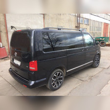 Рейлинги Volkswagen T6.1 Transporter 2020-2025 (короткая база, черные)