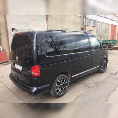 Рейлинги Volkswagen T6.1 Transporter 2020-2025 (короткая база, черные)