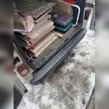 Накладка на задний бампер Renault Trafic 2014-нв (ABS пластик)