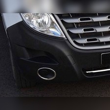 Окантовка противотуманных фар накладки на противотуманки Renault Master 2010-2024 (2 шт. нержавейка)