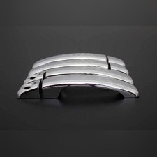 Накладки на дверные ручки Opel Movano 2010 - 2024 (4-дверная, 8 шт, 2 отверстия под замок)