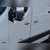 Накладки на дверные ручки Renault Master 2010 - 2024 (4-дверная, 8 шт, 2 отверстия под замок)
