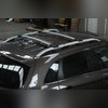 Поперечины на рейлинги аэродинамические Porsche Cayenne 2010 - 2018, Diamond SILVER