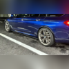 Элероны на пороги BMW 5 G30 2018-2023 "MP Style" чёрные