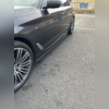 Элероны на пороги BMW 5 G30 2018-2023 "MP Style" чёрные