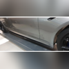 Элероны на пороги BMW 5 G30 2018-2023 "MP Style" чёрные