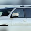 Накладки на зеркала (нержавеющая сталь) Toyota Land Cruiser Prado 150 2009-нв