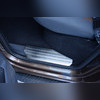 Накладки на внутренние пороги Volkswagen Amarok 2009-2022 (нержавеющая сталь)