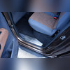 Накладки на внутренние пороги Volkswagen Amarok 2009-2022 (нержавеющая сталь)