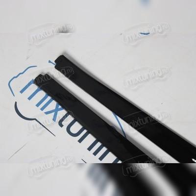 Элероны на пороги BMW 5 F10 2010-2016 "MP Style" чёрные