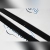 Элероны на пороги BMW 5 F10 2010-2016 "MP Style" чёрные