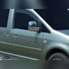 Накладки на зеркала Volkswagen Caddy 2003-2014 (ABS хром)