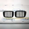 Решетка радиатора BMW X3 G01 2018-2021 (чёрная) 2 части