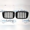 Решетка радиатора BMW X3 G01 2018-2021 (чёрная) 2 части