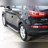 Комплект алюминиевых порогов с пластмассовой накладкой, модель "HITIT"