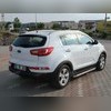 Комплект алюминиевых порогов с пластмассовой накладкой, модель "HITIT"