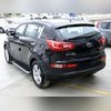 Комплект алюминиевых порогов с пластмассовой накладкой, модель "HITIT"