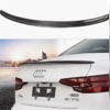 Спойлер AUDI A4 (B9) S4 2019-нв (чёрный)