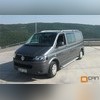 Рейлинги алюминиевые на Volkswagen T5 Transporter 2003-2015 (длинная база, серебристые)