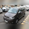 Рейлинги алюминиевые на Volkswagen T5 Caravelle 2003 - 2015 (короткая база, серебристые)