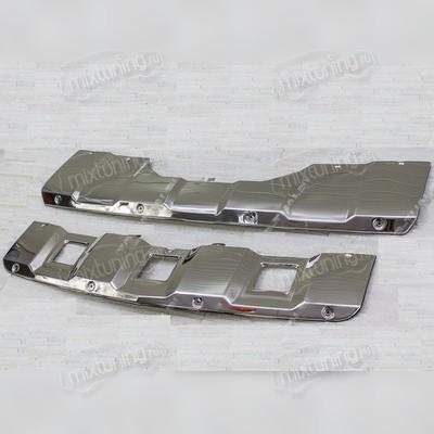 Накладка на передний и задний бампер Mercedes-Benz GL-class 2006 - 2012 (Нержавеющая сталь)