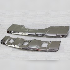 Накладка на передний и задний бампер Mercedes-Benz GL-class 2006 - 2012 (Нержавеющая сталь)