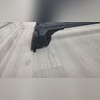 Багажник аэродинамический на интегрированные рейлинги Kia Sportage 2010+ (чёрный с замком) "Ace2"