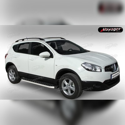 Комплект алюминиевых порогов с пластмассовой накладкой, модель "HITIT"