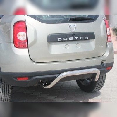 Задняя защита Renault Duster 2011 - 2015 (для 4х4)
