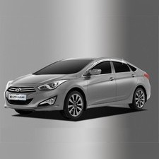 Дефлекторы окон Hyundai i40 2011-2016 седан ( ABS хром)