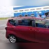 Рейлинги алюминиевые на Toyota Sienta 2015-2022 (черные)