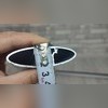 Багажник аэродинамический на интегрированные рейлинги Skoda Kodiaq I (серебро) с замком "Ace2"