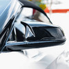 Накладки на зеркала BMW 1 (F52 / F40 ) 2017-2024 (чёрный глянец)