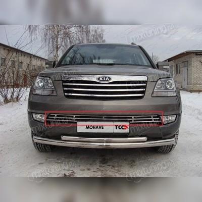 Накладка на решетку радиатора 16 мм Kia Mohave 2009-2016