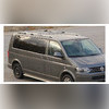 Рейлинги алюминиевые Volkswagen T5 Multivan 2003-2015 (длинная база) 4 опоры (серые)