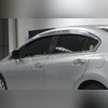 Нижние молдинги стекол Honda Civic IX 2012-2025 ( ABS хром)