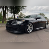 Элероны на пороги BMW 5 E60 / E61 2004-2010 (чёрные)