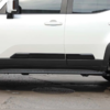 Молдинги дверей Toyota Land Cruiser Prado 250 (чёрные) 4 шт